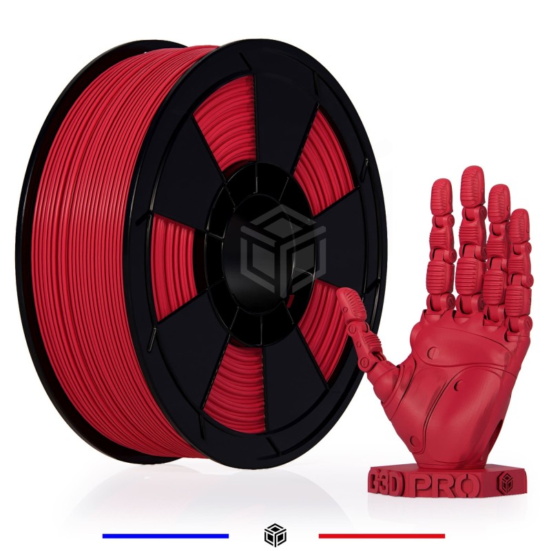 Filament 3D ABS 1 Kg 1.75 mm Rouge