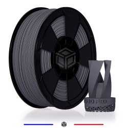 Fil 3D PLA Fibre de carbone G3D PRO® 1.75 mm Gris