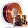 3775 - Fil 3D PLA TRICOLORE SILK GLOSSY AMETRINE 1kg 1.75 mm OR ROUGE NOIR