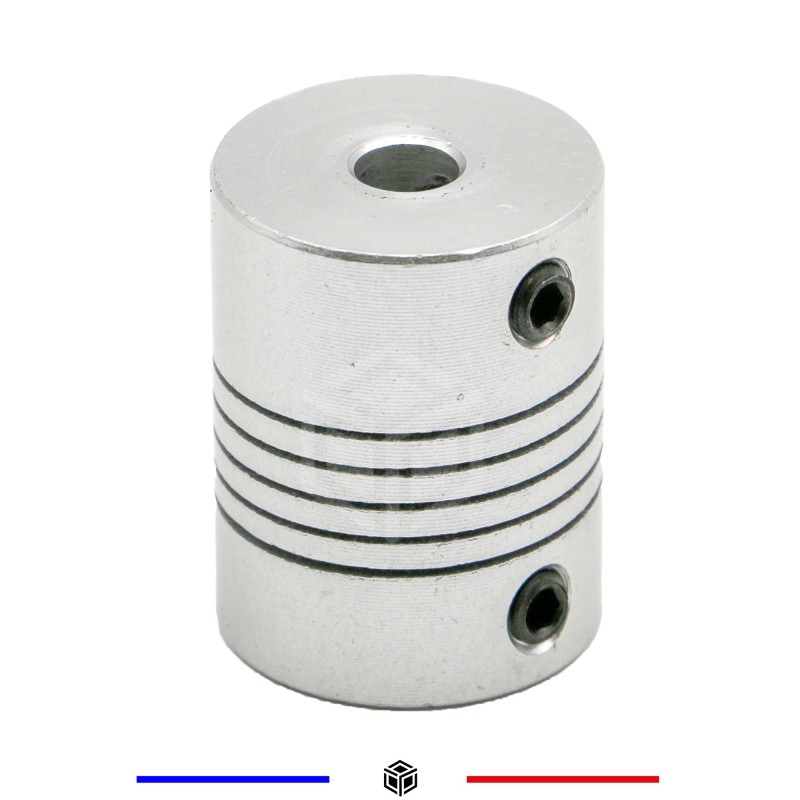 Coupleur aluminium D19L25 5*5mm