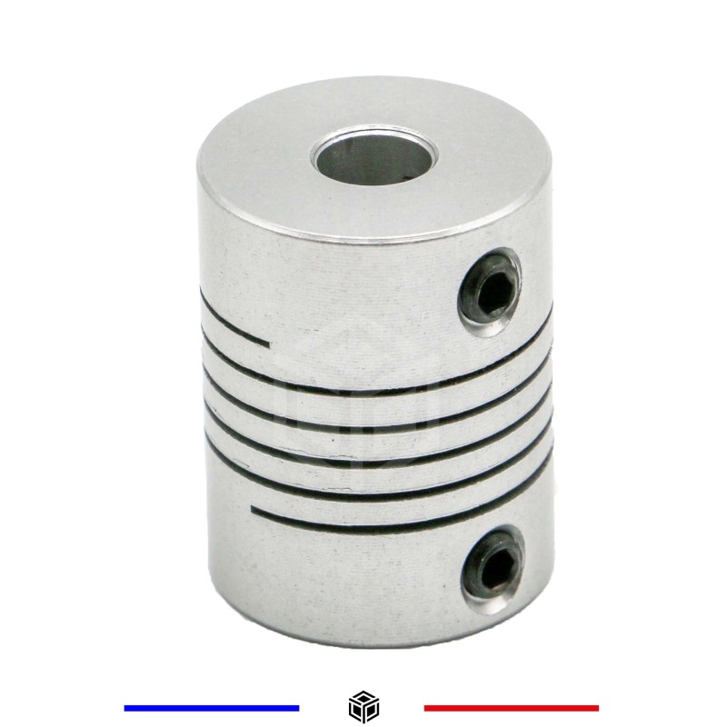 Coupleur aluminium D19L25 5*6mm