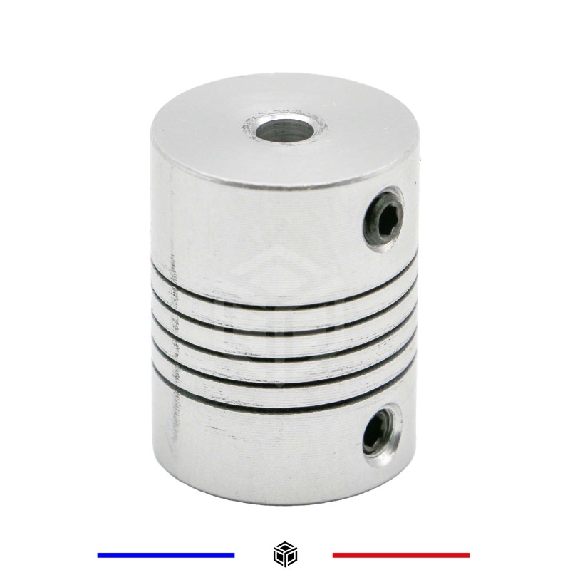 Coupleur aluminium D19L25 4*4mm