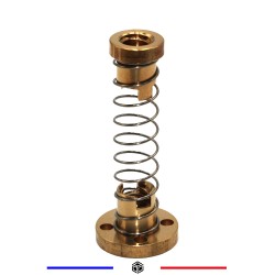 ÉCROU ANTI-JEU LAITON 3D-T8 AVANCE 2MM PAS 2MM