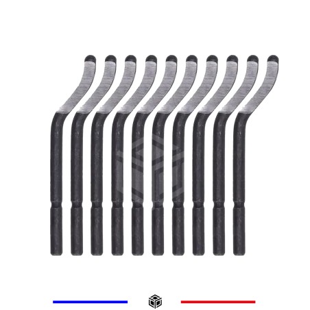 Kit de 10 lames d'ébavurage