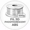 Fil 3D Phosphorescent ABS 500g