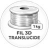 Fil 3D Translucide 1 Kg