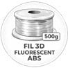Fil 3D Fluorescent ABS 500g