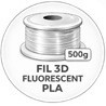 Fil 3D Fluorescent PLA 500g
