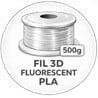 Fil 3D Fluorescent PLA 500g