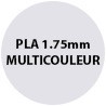 Filament 3D PLA 1.75mm Multicouleur