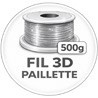 Fil 3D Paillette 500 g