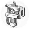 Extrudeur / Bloc entrainement fil
