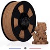 Filament bois 3D – PLA & PETG 15 % fibres, texture bois naturel haute résistance