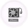 Ventilateur taille 25mm