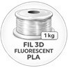 Fil 3D Fluorescent PLA 1 Kg