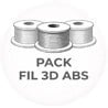 Pack FIL 3D ABS Promo
