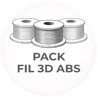Pack FIL 3D ABS Promo